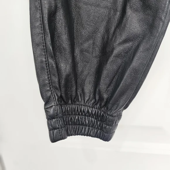 Aritzia Babaton Faux Leather Pants Womens Size 6 Black Ankle